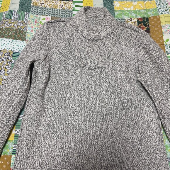 Rag & Bone Heathered Grey Wool Henley Sweater - Picture 2 of 11